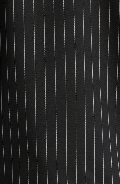 Carhartt Work In Progress Seaton Pinstripe Chore Jacket In Black