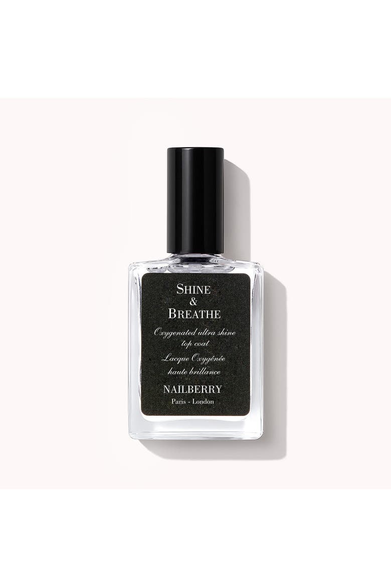 Shine & Breathe Top Coat, Main, color, Clear