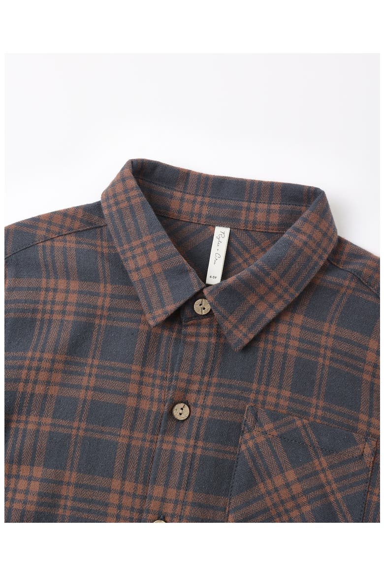 Cotton Long Sleeve Shirt, Alternate, color, MIDNIGHT