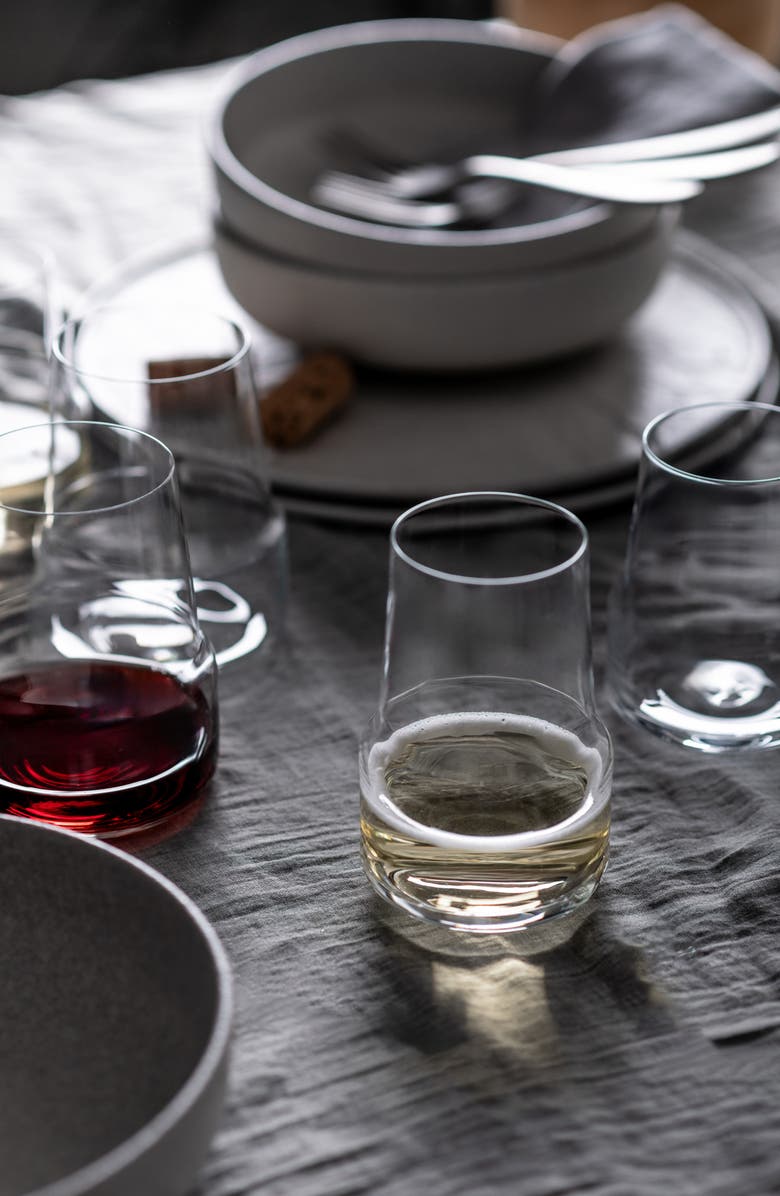 Fortessa Level Set of 2 Sparkling Wine Glasses, Alternate, color, Clear