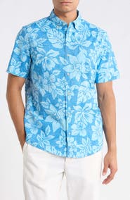Reyn Spooner Costa Rica Floral Print Button-Down Shirt