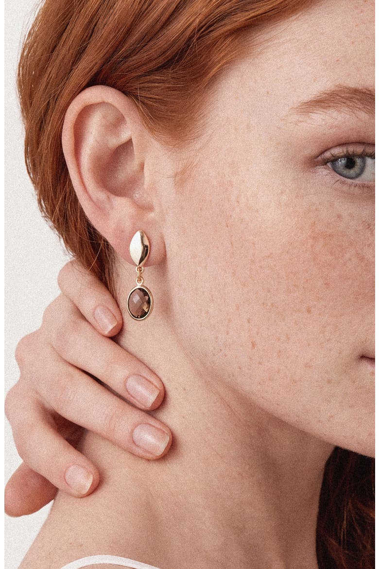 Amber Nights Drop Earrings, Alternate, color, TOPAZ