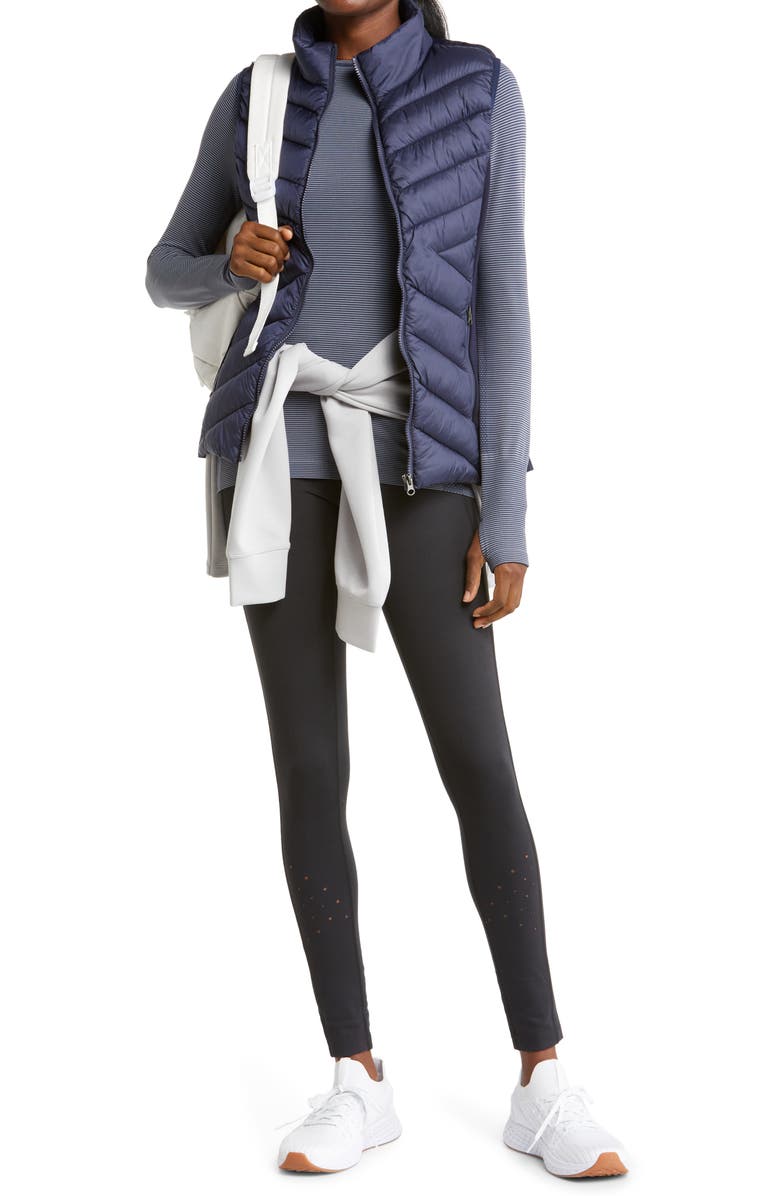 Zella Women's Seamless Stripe Long Sleeve Tee, Alternate, color, 