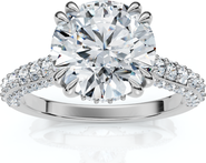 Bliss Diamond Certified 2 3/4Ct Diamond Engagement Ring 14k Gold Lab Grown