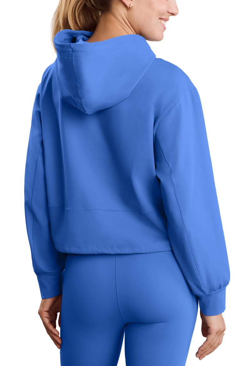 Pacer Performance Hoodie, Alternate, color, MINERAL BLUE