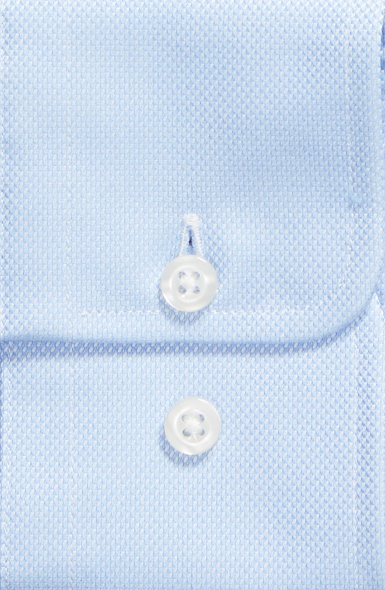 Мужские платья David Donahue Regular Fit Royal Oxford Dress Shirt — фото 6