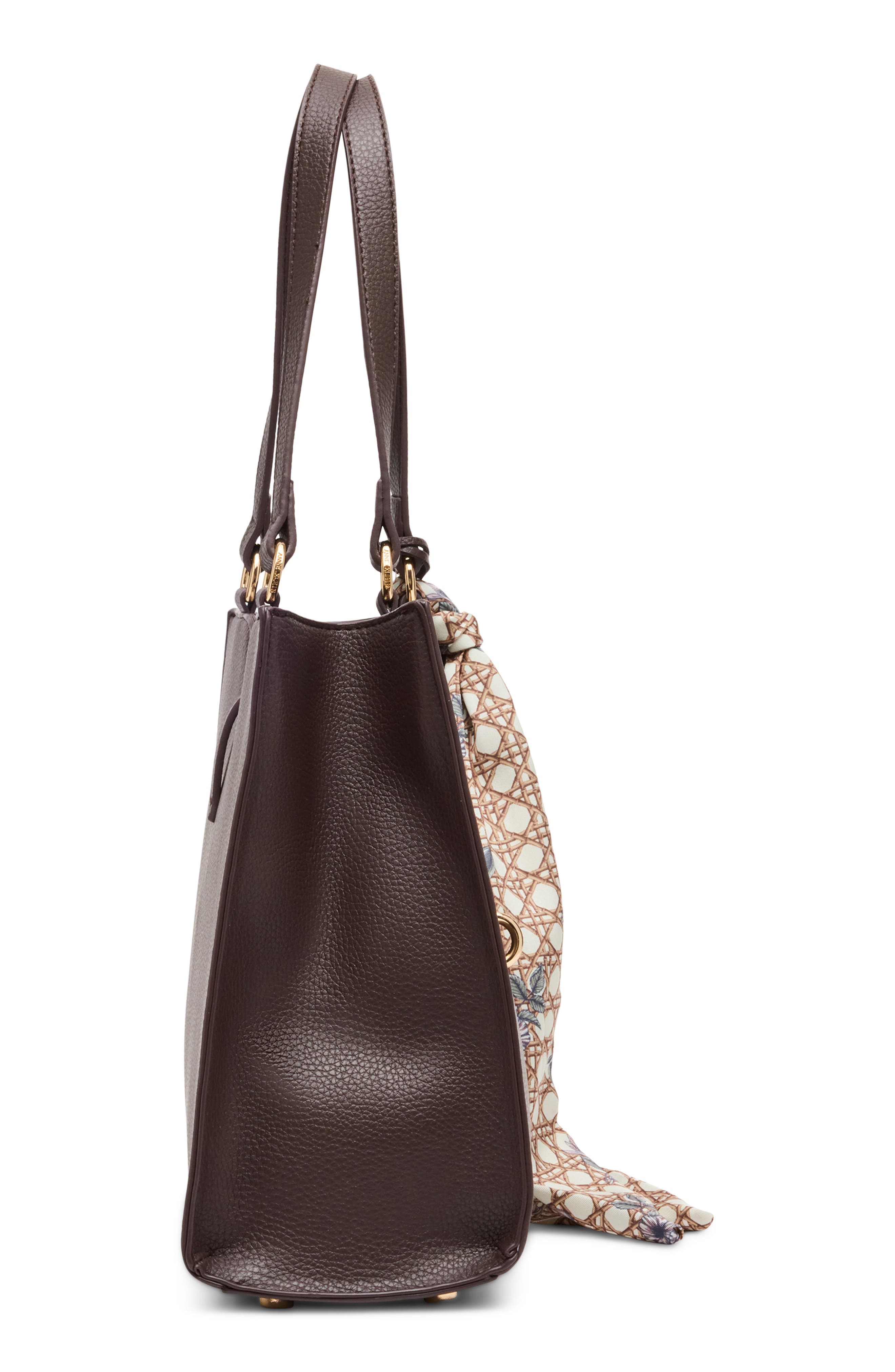 Anne Klein E/W Tote Bag, Alternate, color, Espresso