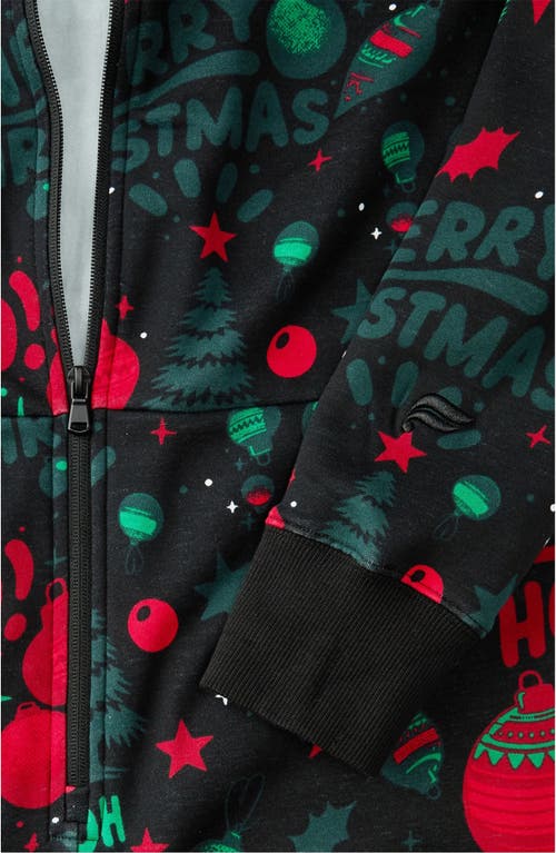 Fabletics The Go-to Fleece Hooded Jumpsuit In Black