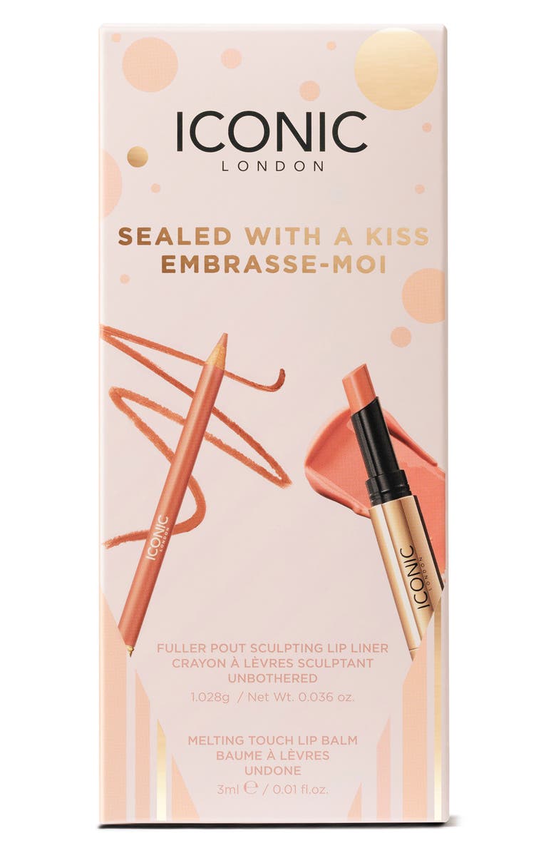 ICONIC LONDON Sealed with a Kiss Lip Liner & Lip Balm Set $52 Value, Alternate, color, 