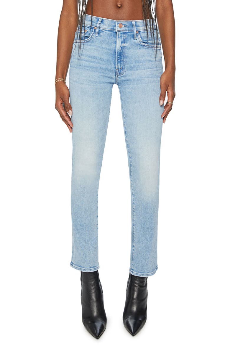 MOTHER The Insider Crop Straight Leg Jeans, Main, color, 