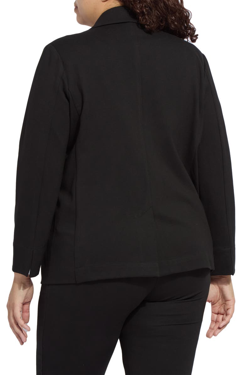 Lysse 'Lyssentials One-Button Ponte Blazer, Alternate, color, Black