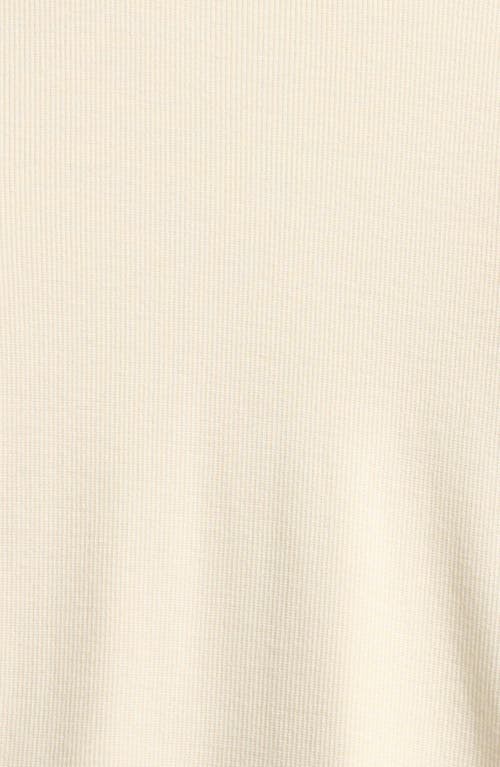 Mini Rodini Kids' Rib Stretch Modal Turtleneck In White