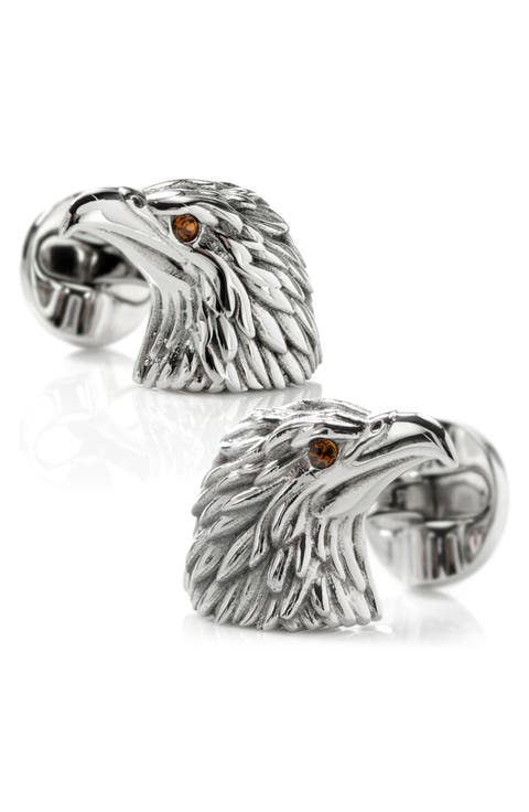 Eagle Head Cuff Links