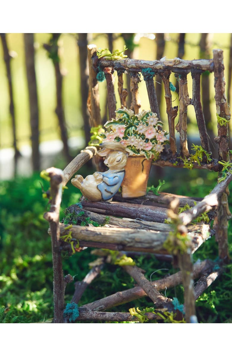 Fable England x Peter Rabbit Brooch, Alternate, color, Gold