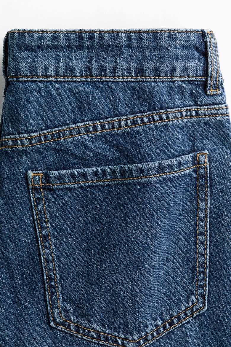Wide Low Waist Jeans, Alternate, color, Denim blue