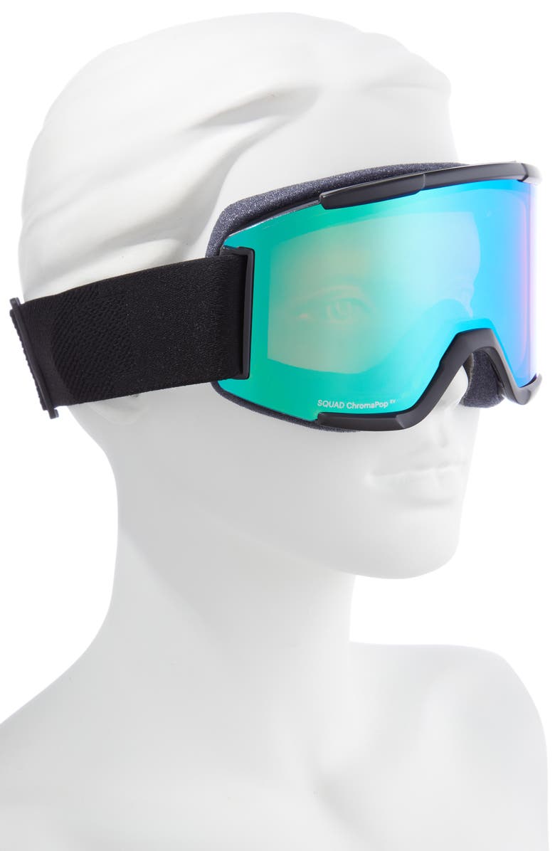 Smith Squad 180mm ChromaPop<sup>™</sup> Snow Goggles, Alternate, color, Black Storm Rose Flash