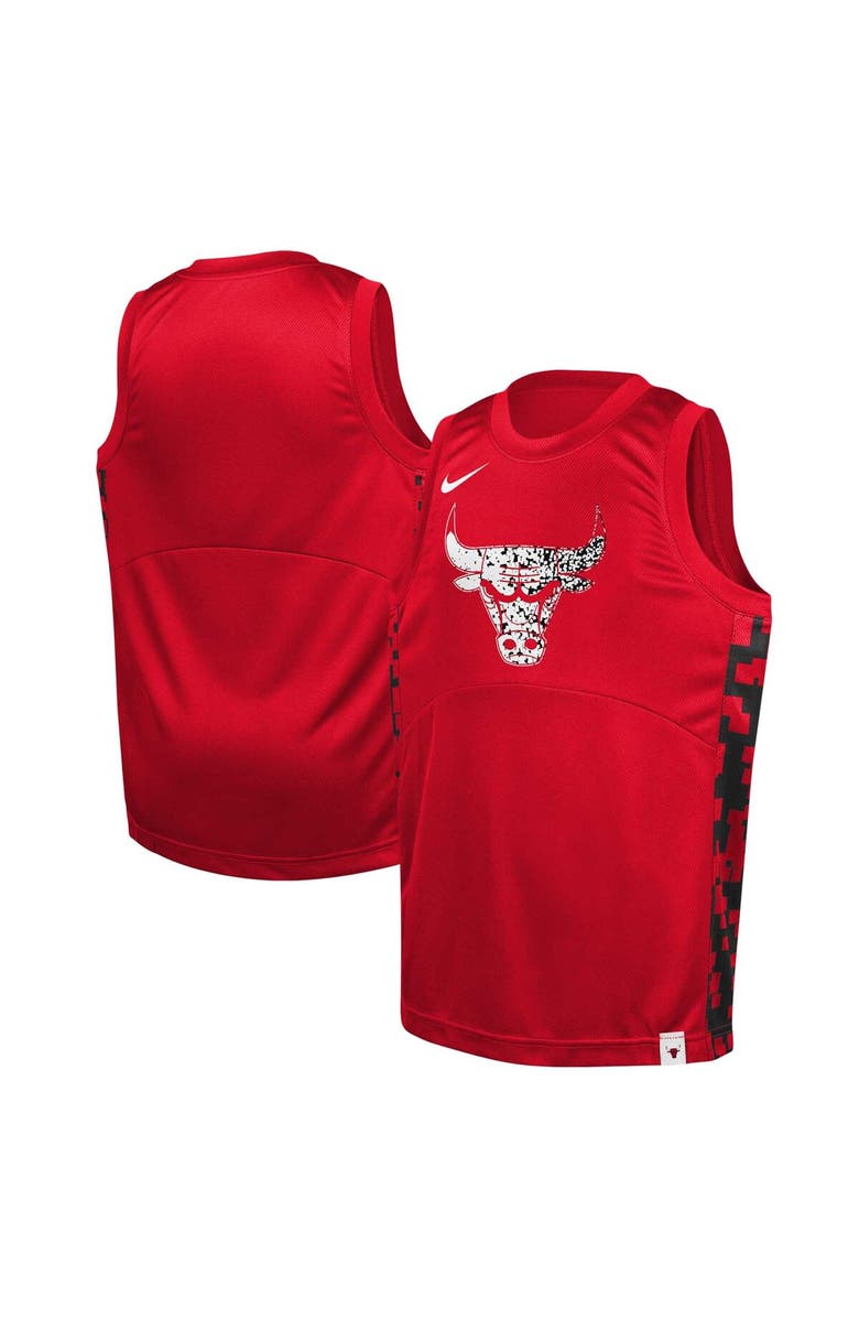 Nike Youth Nike Red Chicago Bulls Courtside Starting Five Team Jersey, Main, color, Red