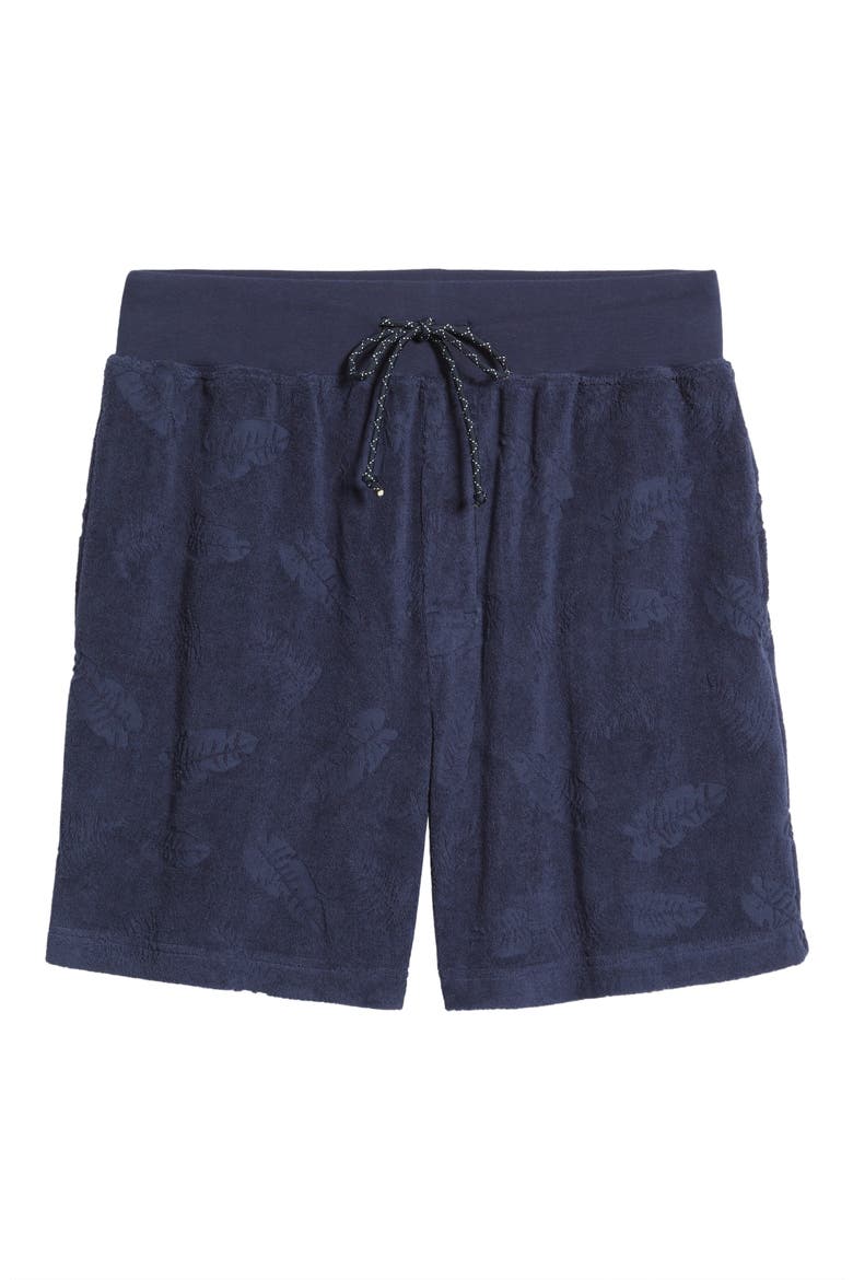 Shadow Hibiscus Lounge Shorts, Alternate, color, NAVY HIBISCUS