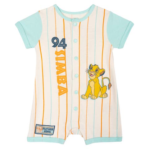 Lion King Simba Athletic One Piece Romper