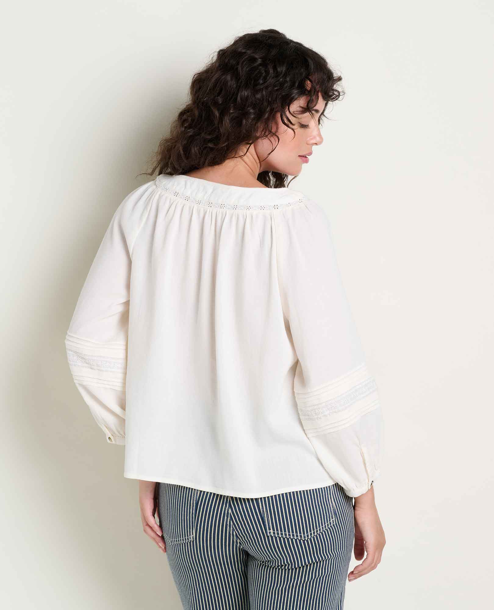 Toad & Co Manzana Long Sleeve Peasant Shirt (Women) | Nordstrom