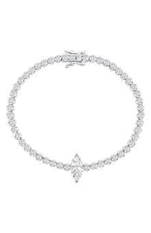 SIMONA Marquise & Round Cubic Zirconia Tennis Bracelet
