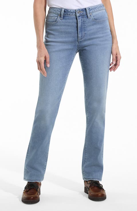 Recover Mid Rise Straight Leg Blue Jeans