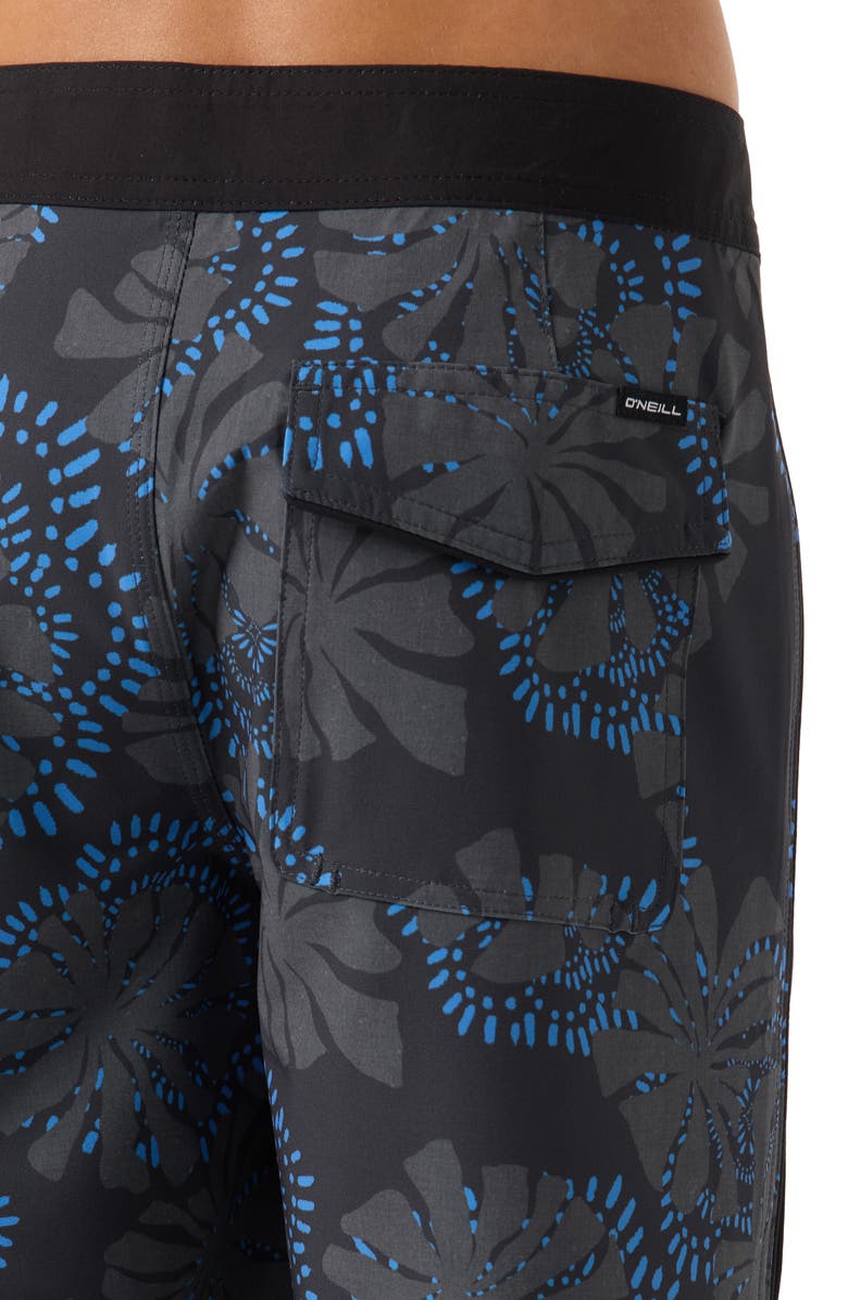 O'Neill Kids' Hyperfreak Mysto Scallop Swim Trunks, Alternate, color, Phantom