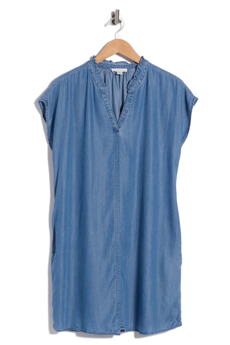 Kirin Denim Shift Dress, Alternate, color, MEDIUM WASH