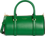 Kate Spade New York spade icon fine grain leather barrel bag