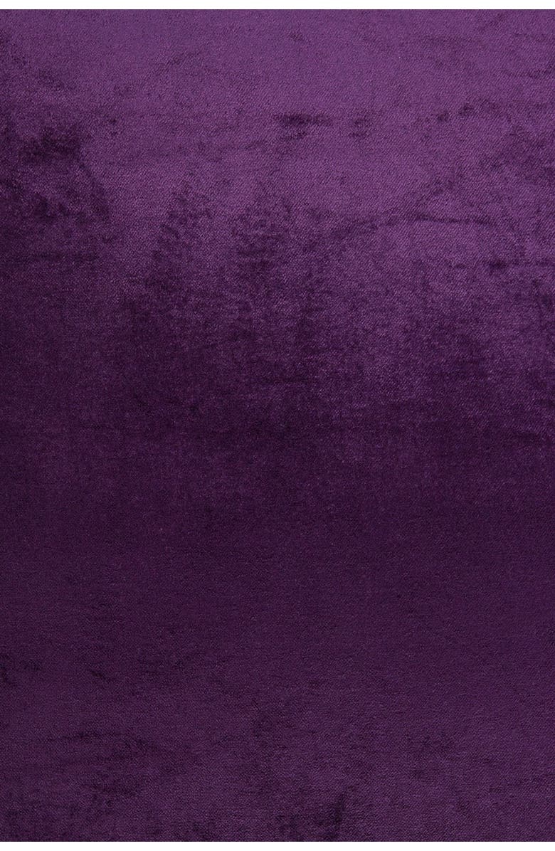 PARKLAND COLLECTION Alba Transitional Solid Pillow - 22" x 22" - Purple, Alternate, color, 