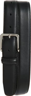 Vince Topstitch Leather Belt
