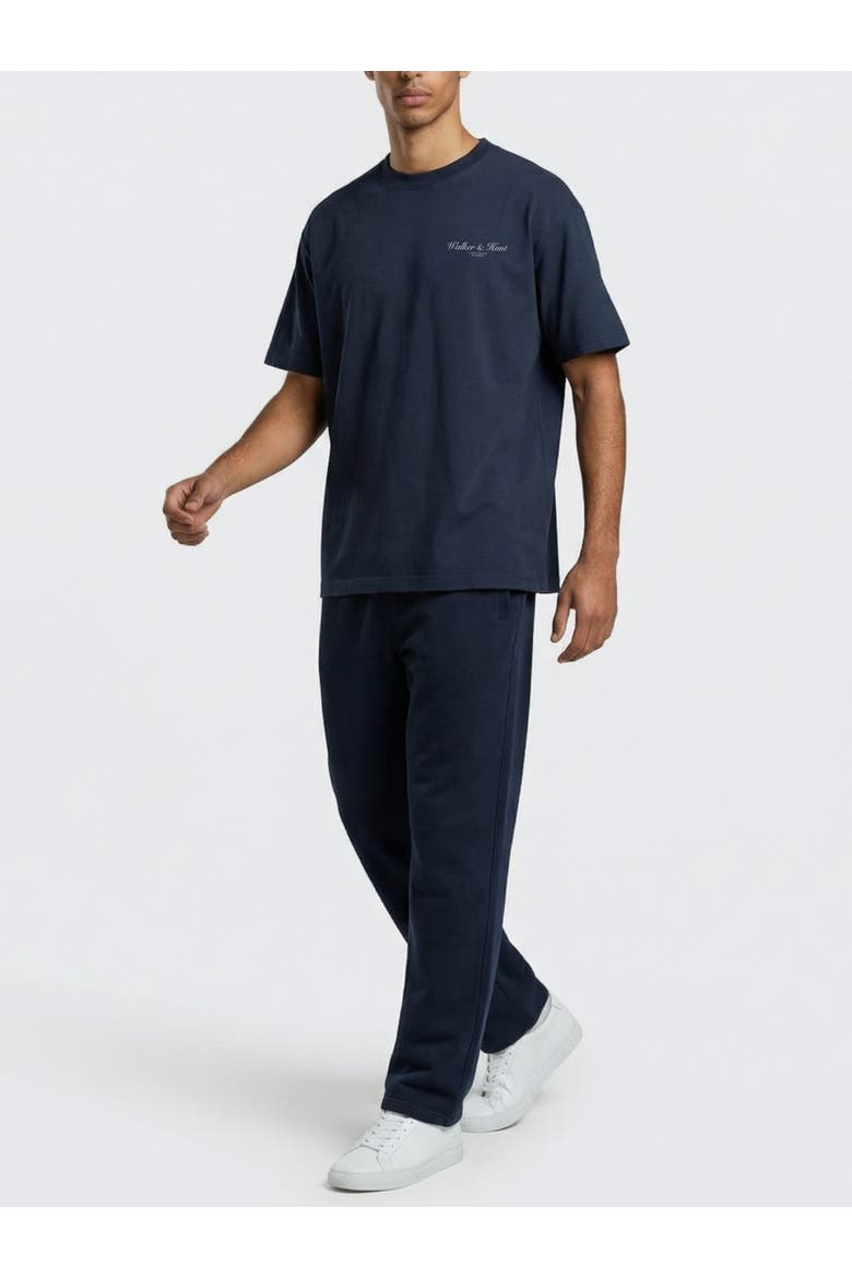 Oversized Crew Tee, Alternate, color, Navy