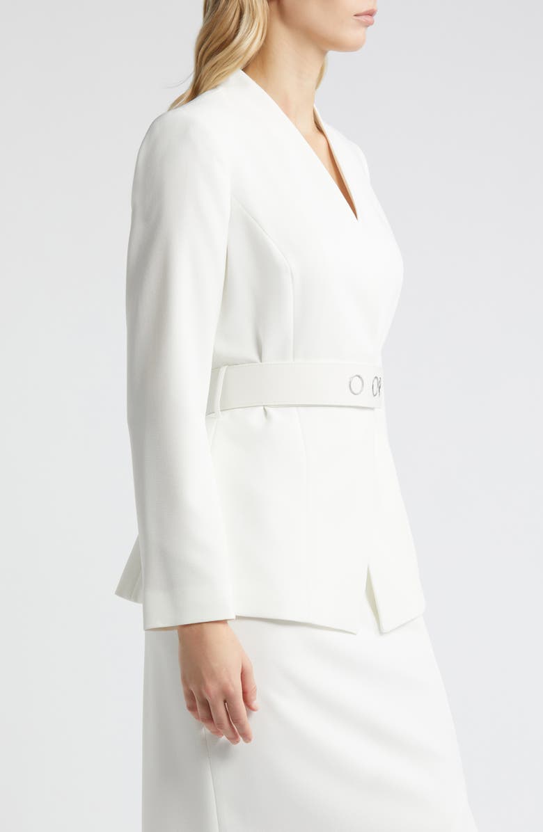 Tahari ASL Belted Blazer, Alternate, color, 