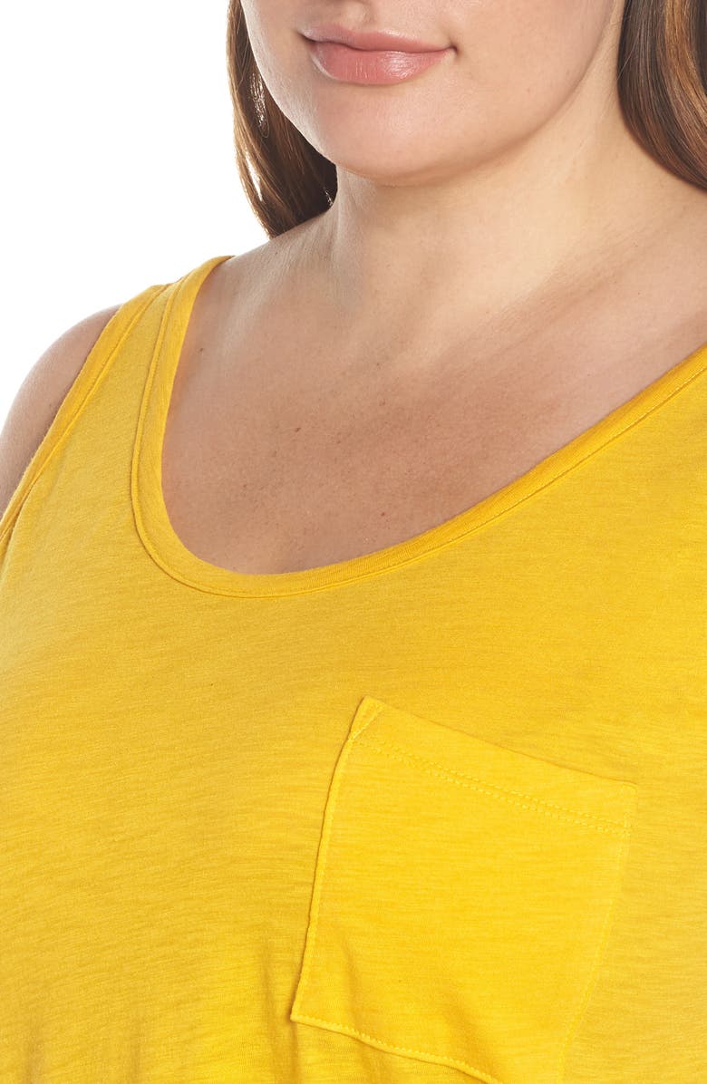 GIBSONLOOK Gibson x Hi Sugarplum! Summerland Scoop Neck Pocket Tank Top, Alternate, color, 