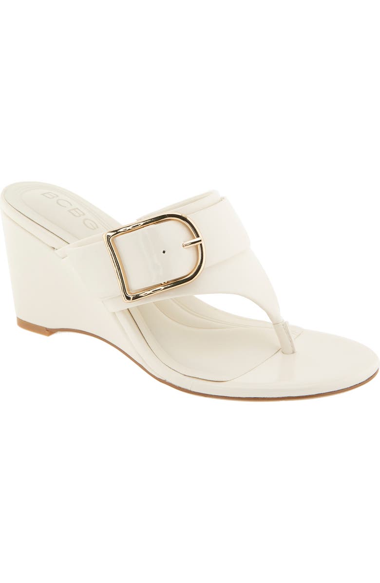 BCBGeneration Seema Wedge Slide Sandal, Main, color, Tofu