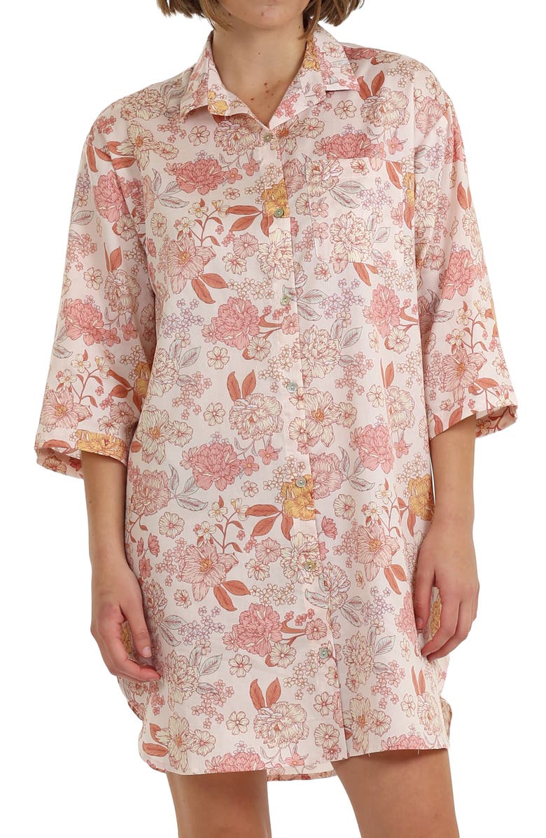 Papinelle Karolina Cotton Sateen Nightgown, Alternate, color,