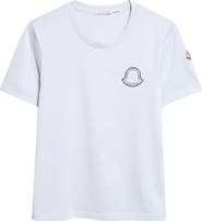 Moncler Logo Cotton Jersey Graphic T-Shirt