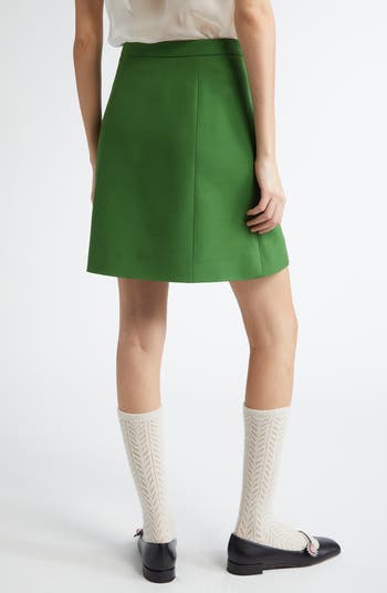 Valentino Garavani Contrast Pocket Crepe Couture Skirt | Nordstrom 