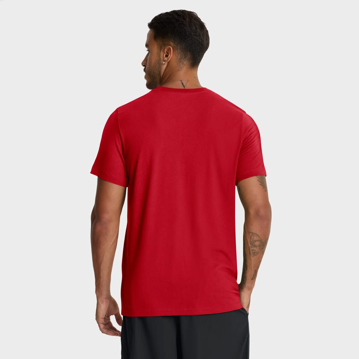 Nike Men's Nike Red Cleveland Guardians Tri-Blend Logo T-Shirt (Men ...