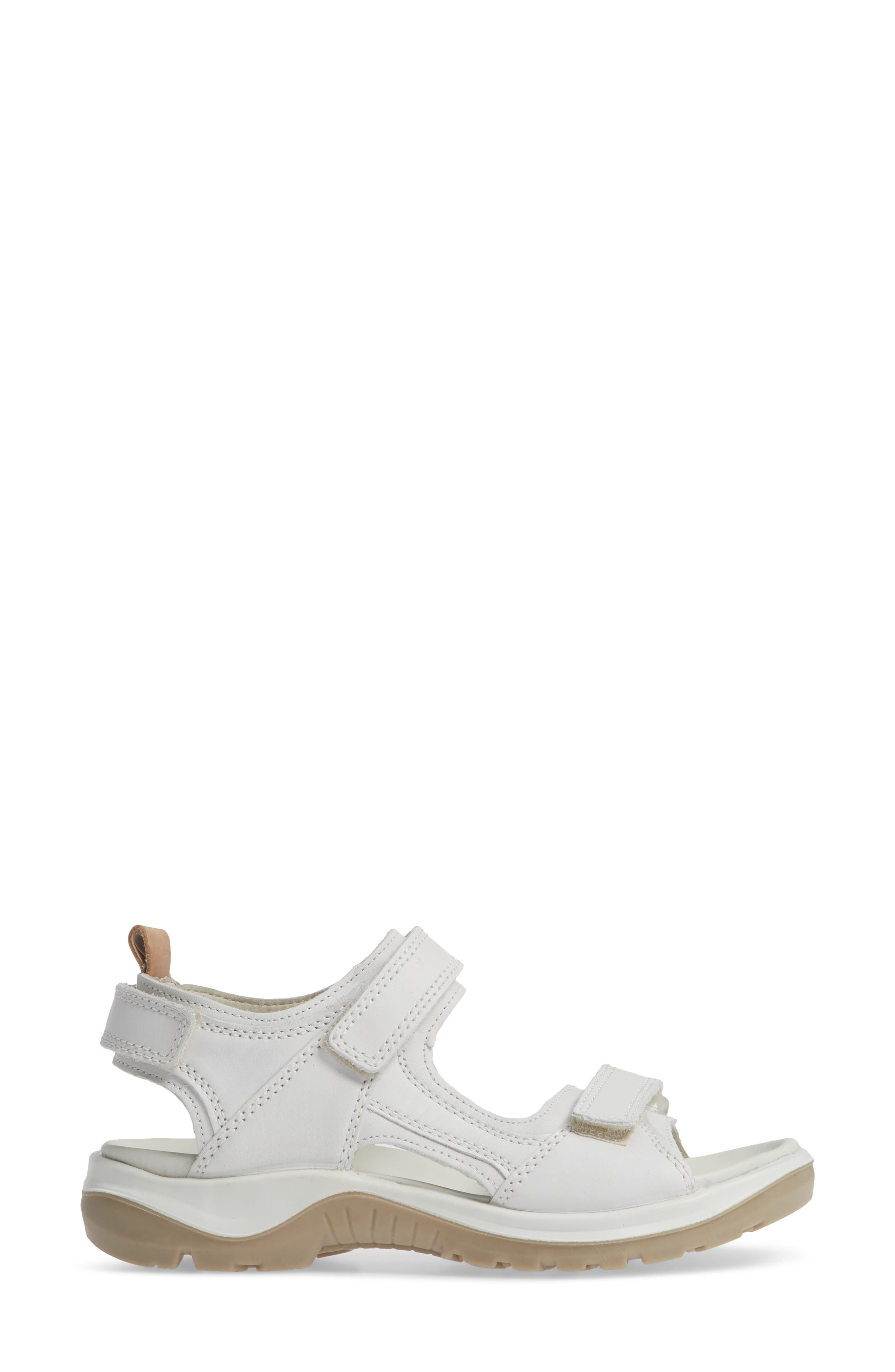 Premium Offroad Sandal, Alternate, color, WHITE NUBUCK LEATHER