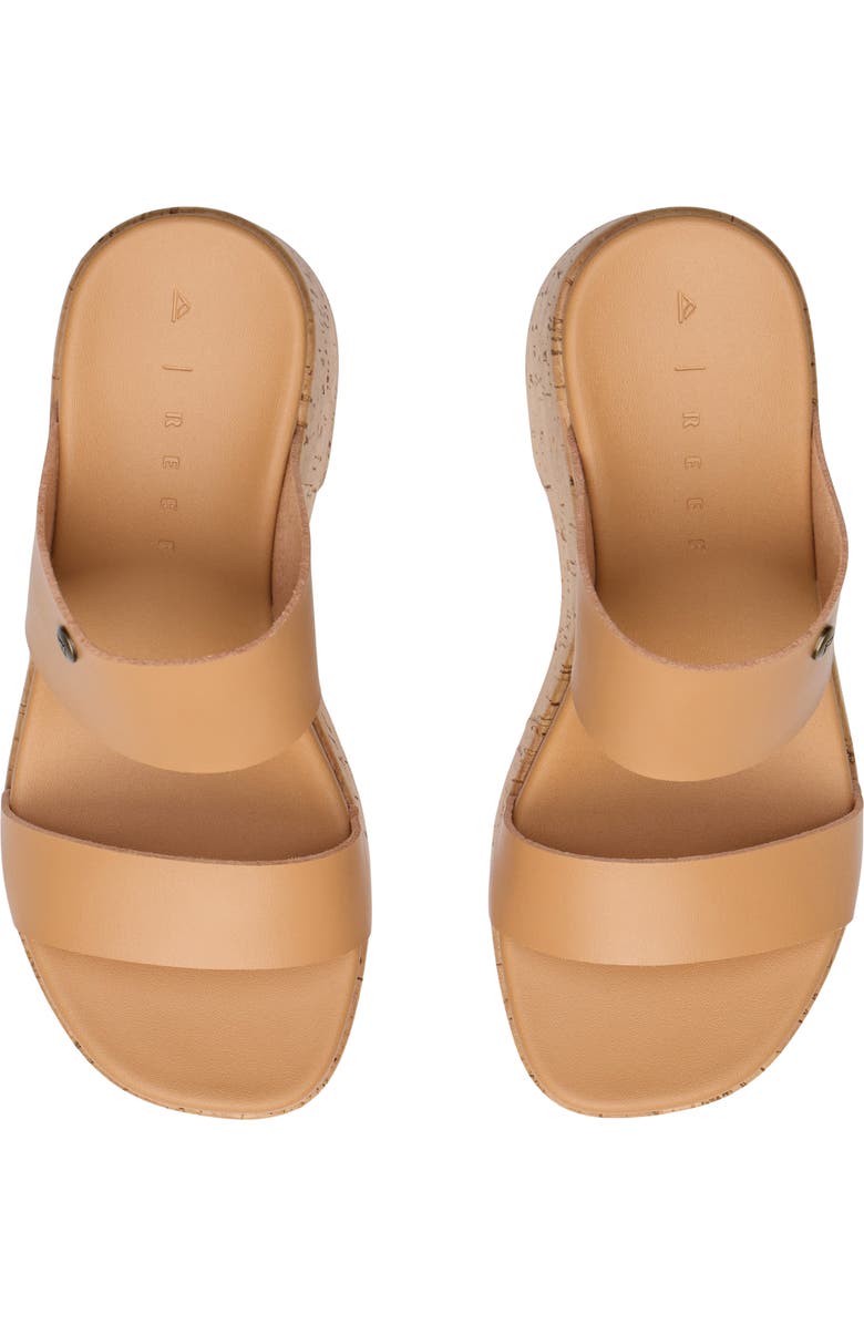 Reef Sunset Ibiza Platform Slide Sandal, Alternate, color, Natural