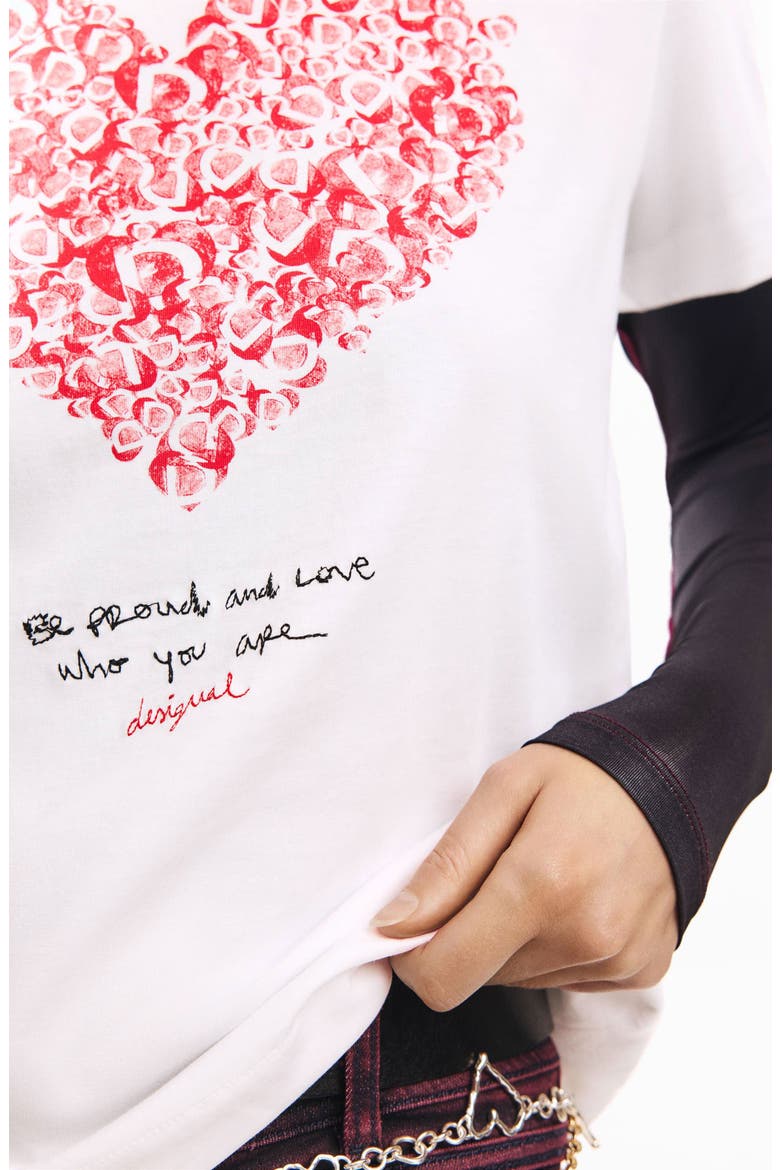 Love Graphic T-Shirt, Alternate, color, WHITE