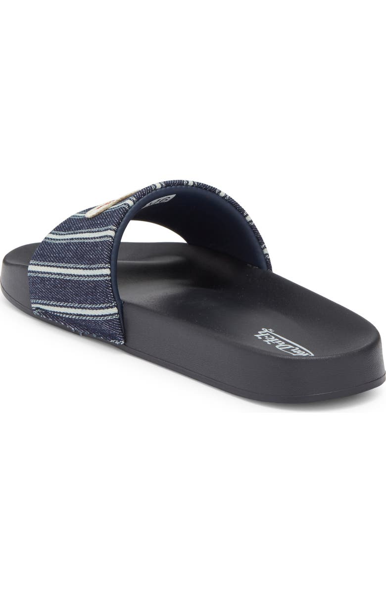 Von Dutch Gridlock Slide Sandal, Alternate, color, Black/ Navy