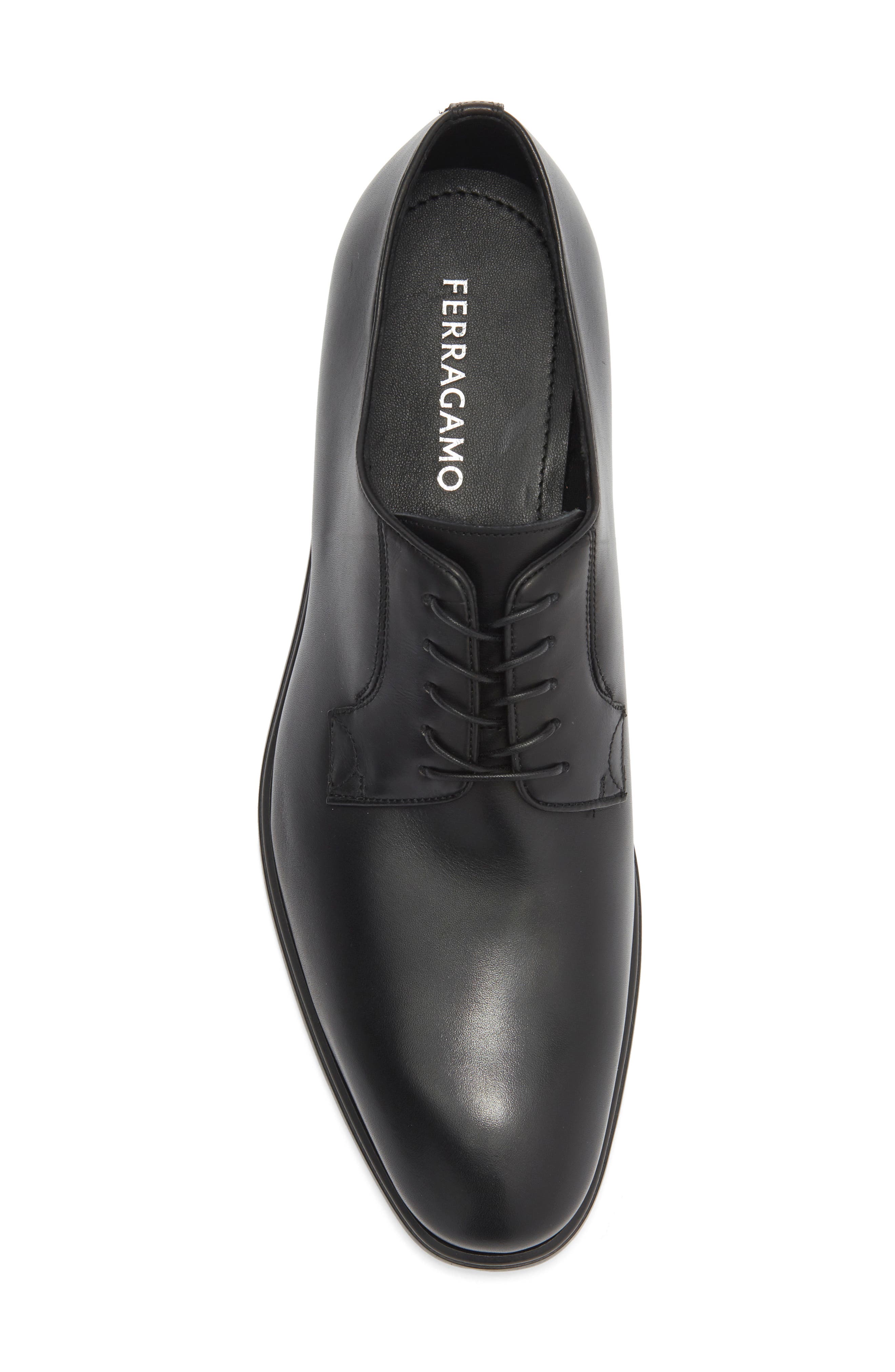 FERRAGAMO Blucher Oxford, Alternate, color, Black