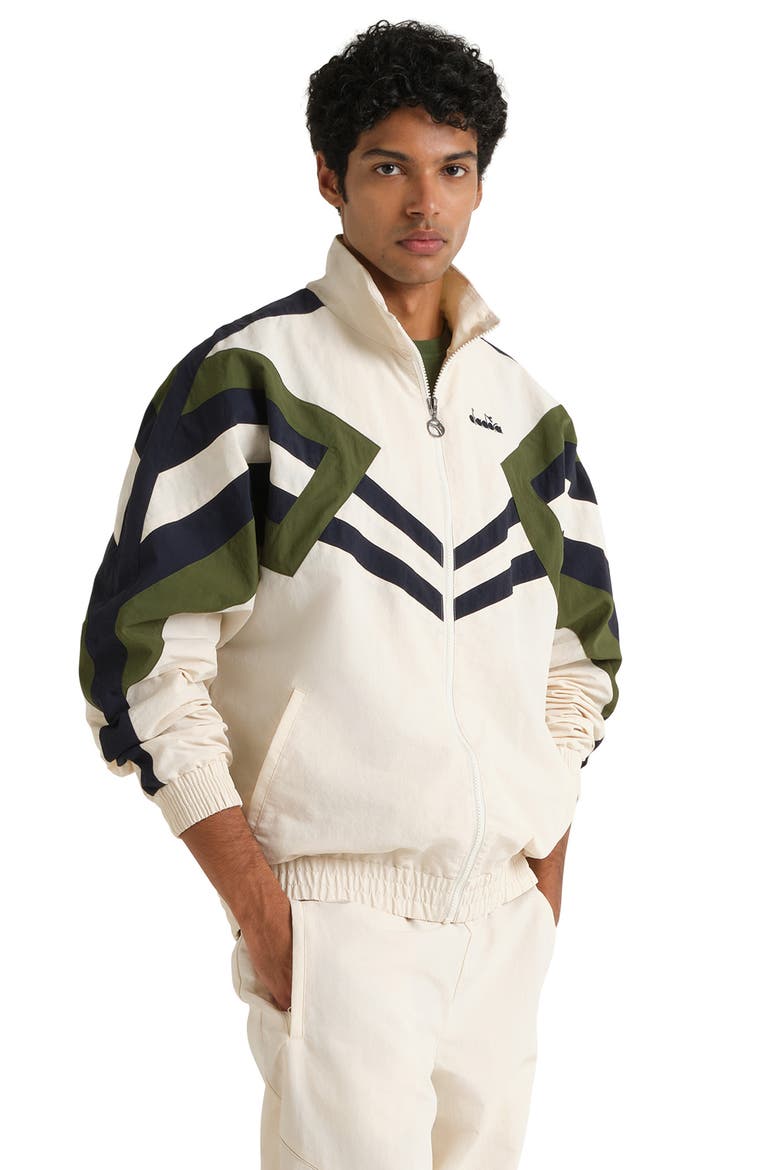 x Palmes Legacy Track Jacket, Alternate, color, WHITE ALYSSUM