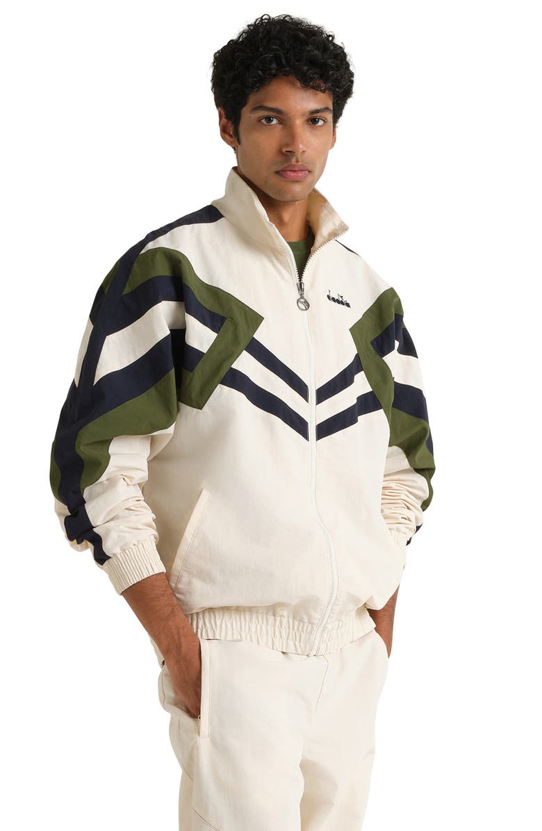 Diadora x Palmes Legacy Track Jacket, Alternate, color, White Alyssum
