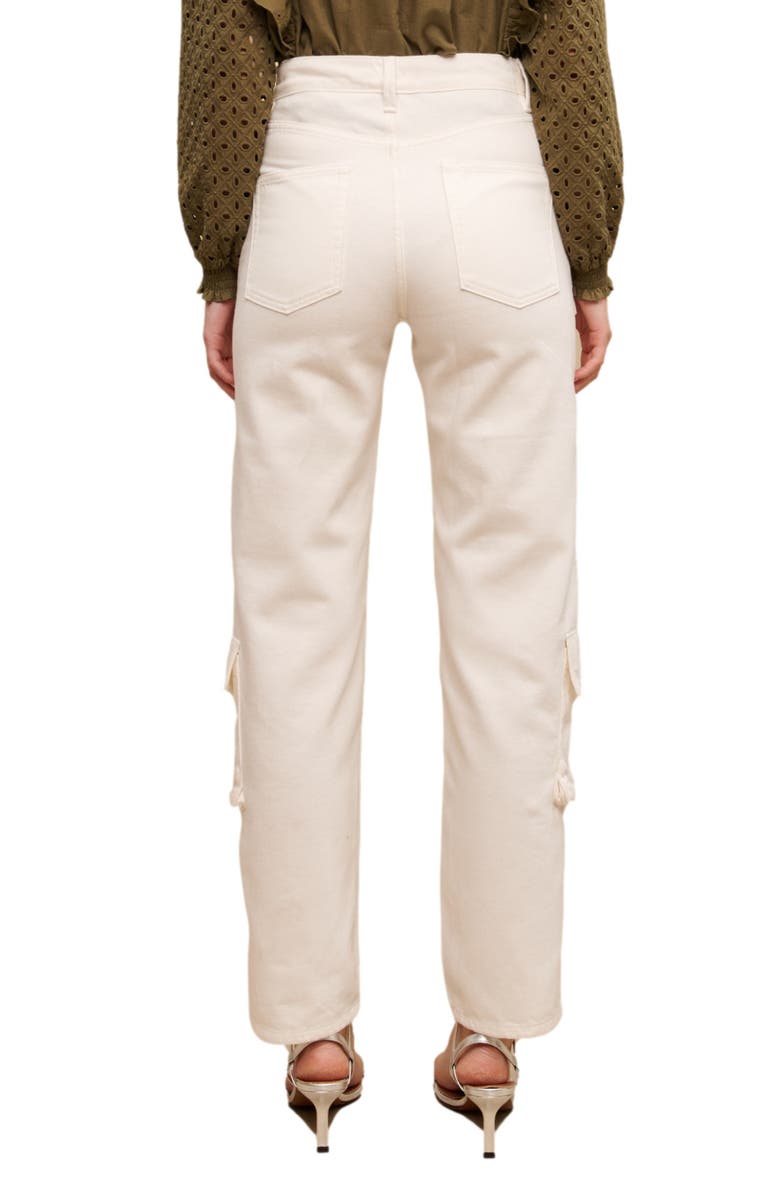 maje Pocketo Cargo Pants, Alternate, color, White