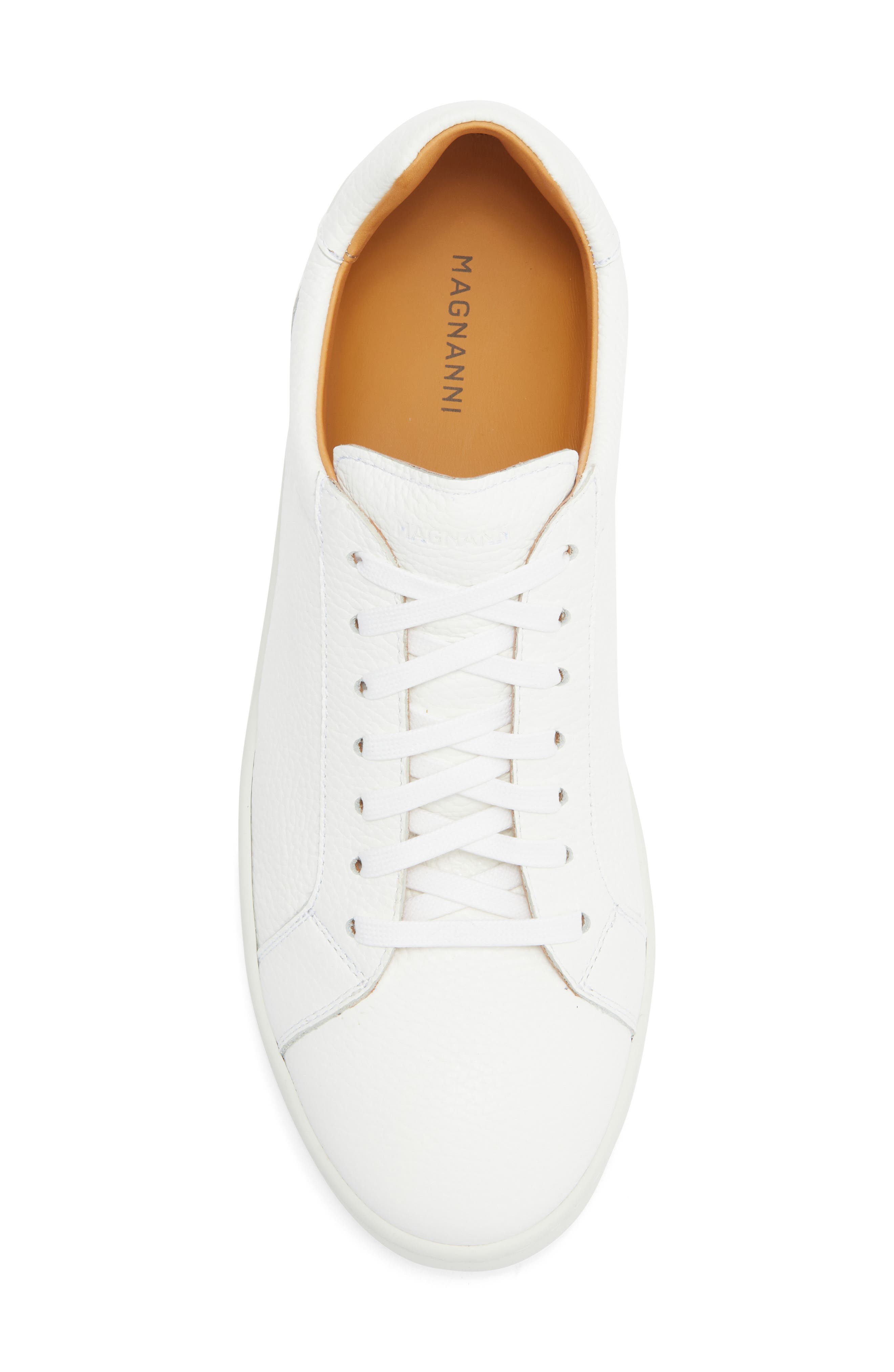 Magnanni Elonso Low Top Sneaker, Alternate, color, White Pebble