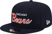 New Era Men's New Era Navy Chicago Bears Core Team Script 9FIFTY Snapback Hat