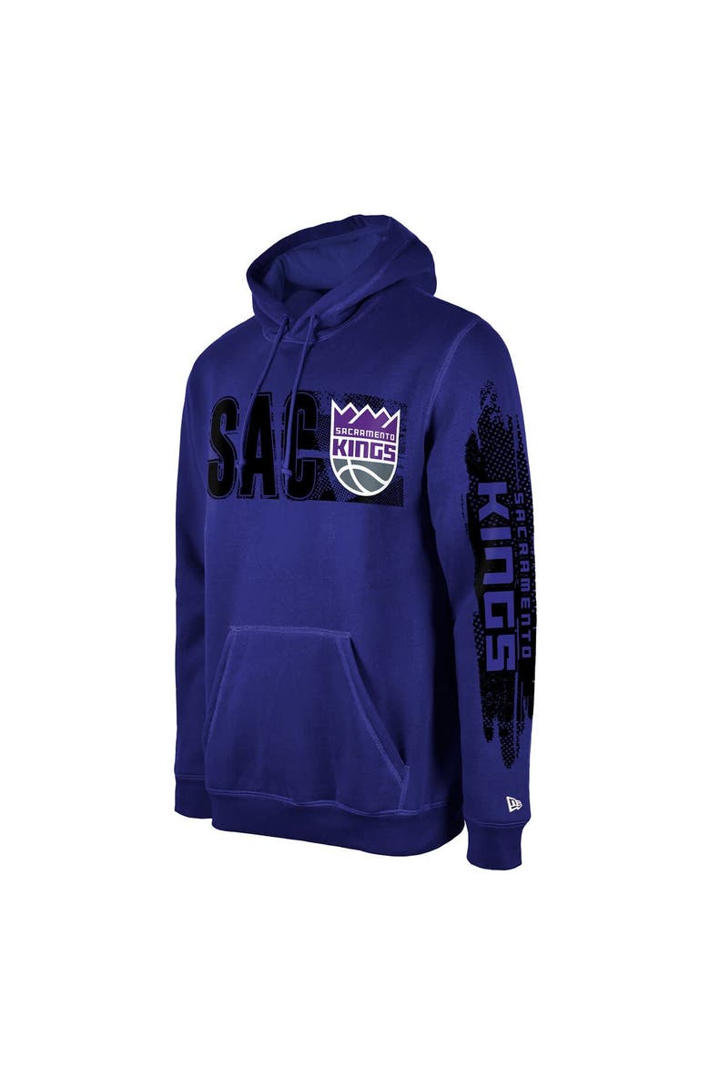 New Era Men's New Era Sacramento Kings Purple Tip-Off Collection Pullover Hoodie, Alternate, color, Purple